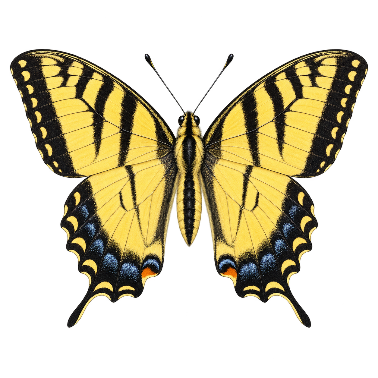 Eastern tiger swallowtail — Original artwork