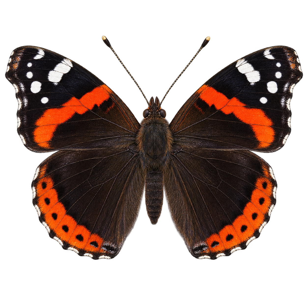 Red admiral — Original artwork