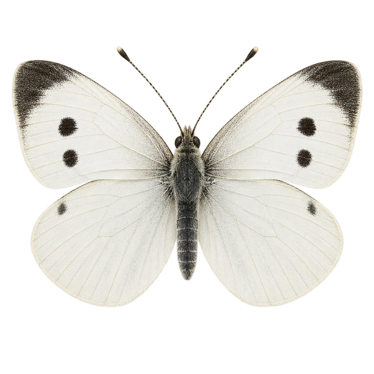 Drag this PNG into xTool Studio Cabbage white — Original artwork