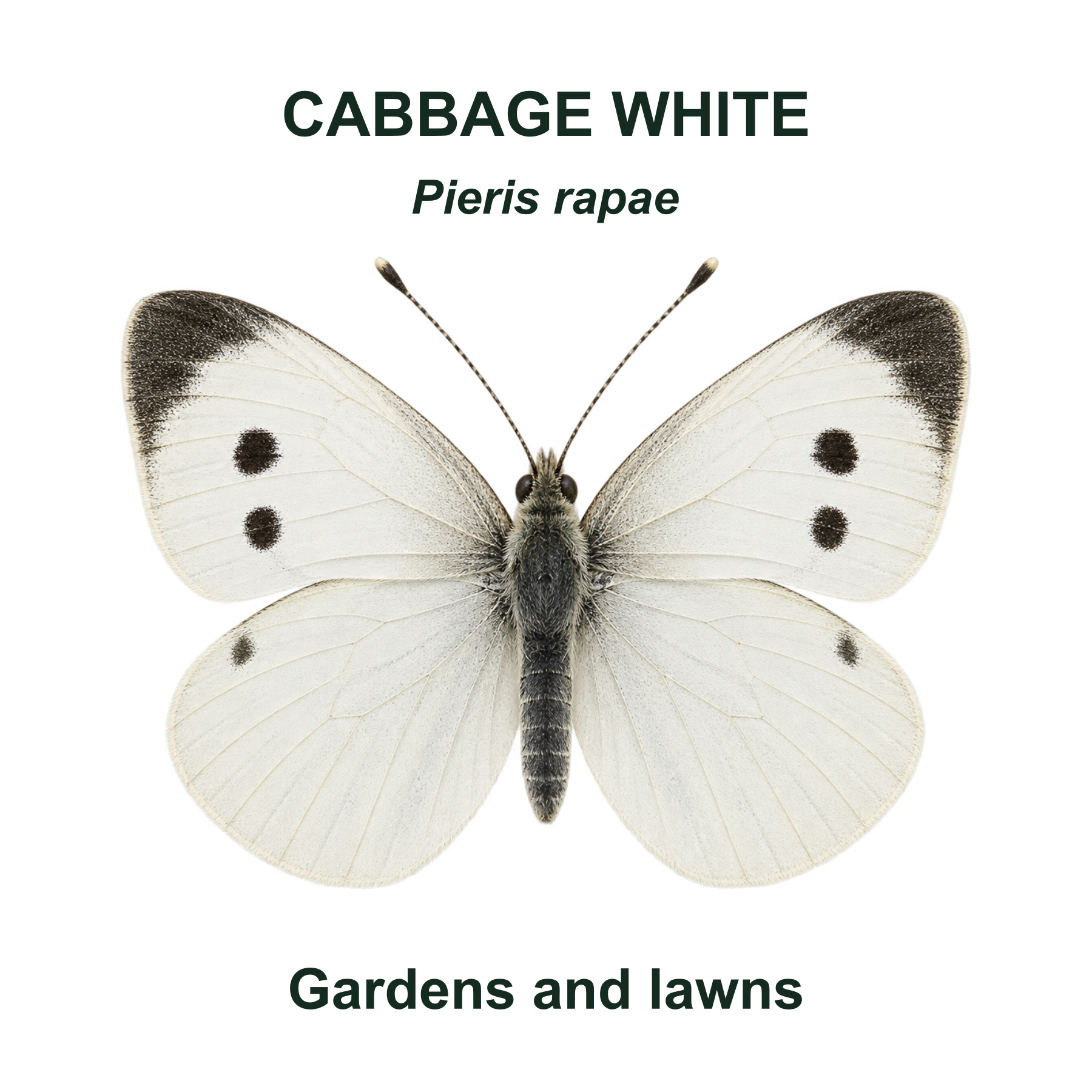 Drag this PNG into xTool Studio Cabbage white — Transparent front PNG