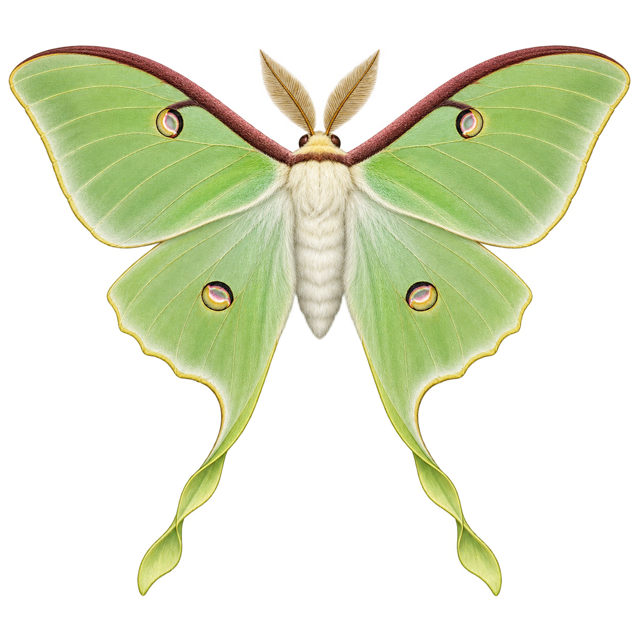 Luna moth — Original artwork