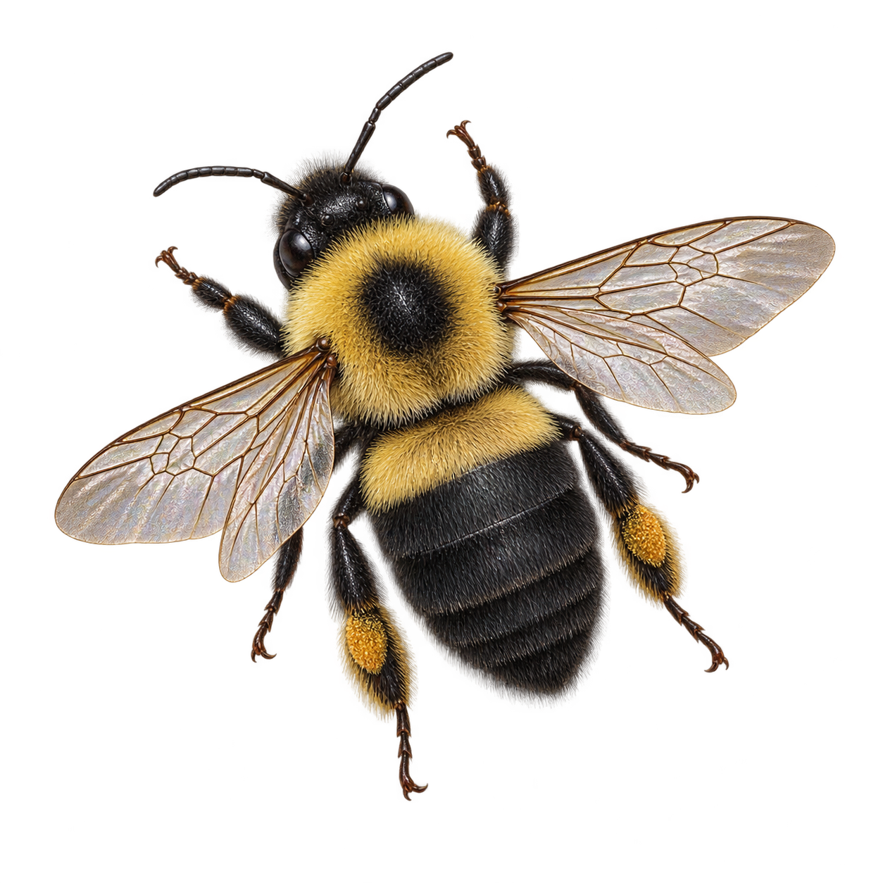 Drag this PNG into xTool Studio Common eastern bumblebee — Original artwork