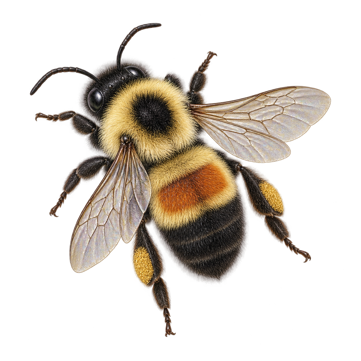 Rusty-patched bumblebee — Original artwork