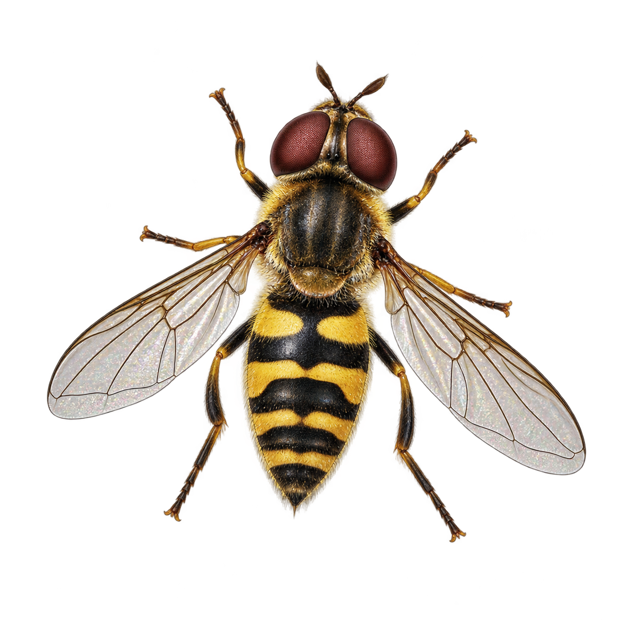 Drag this PNG into xTool Studio Hover fly — Original artwork