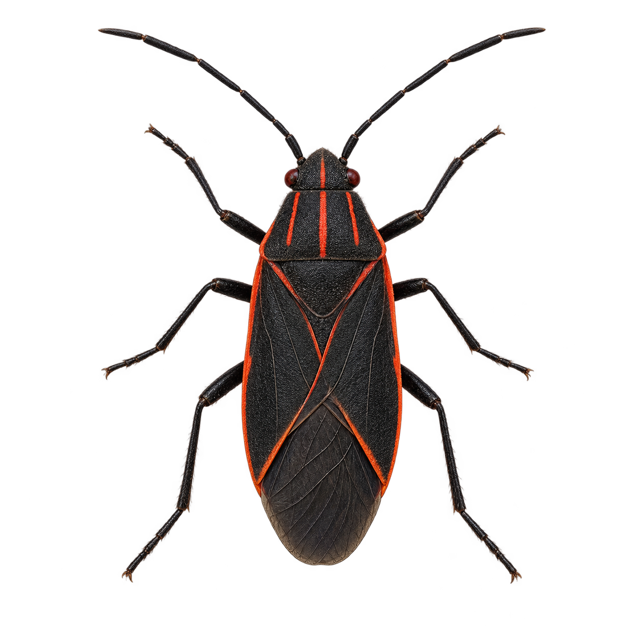 Drag this PNG into xTool Studio Boxelder bug — Original artwork