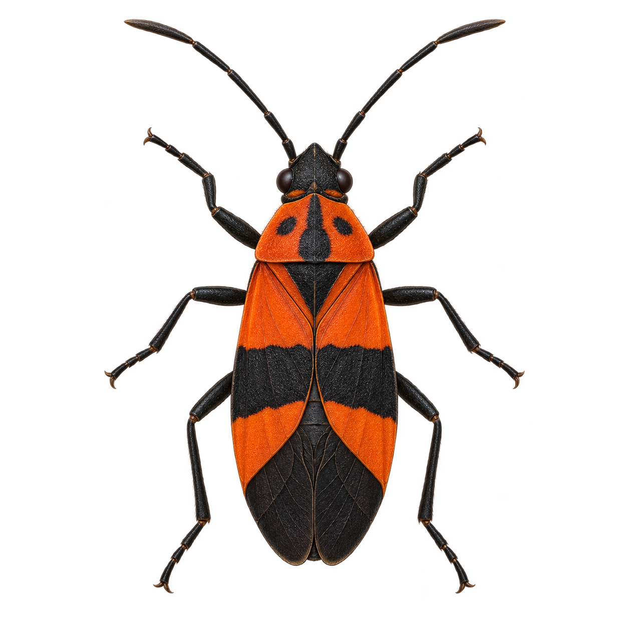 Large milkweed bug — Original artwork