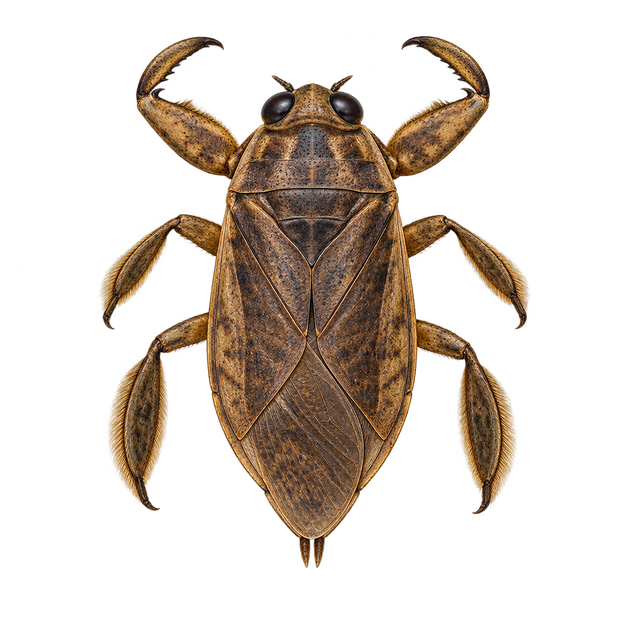 Drag this PNG into xTool Studio Giant water bug — Original artwork