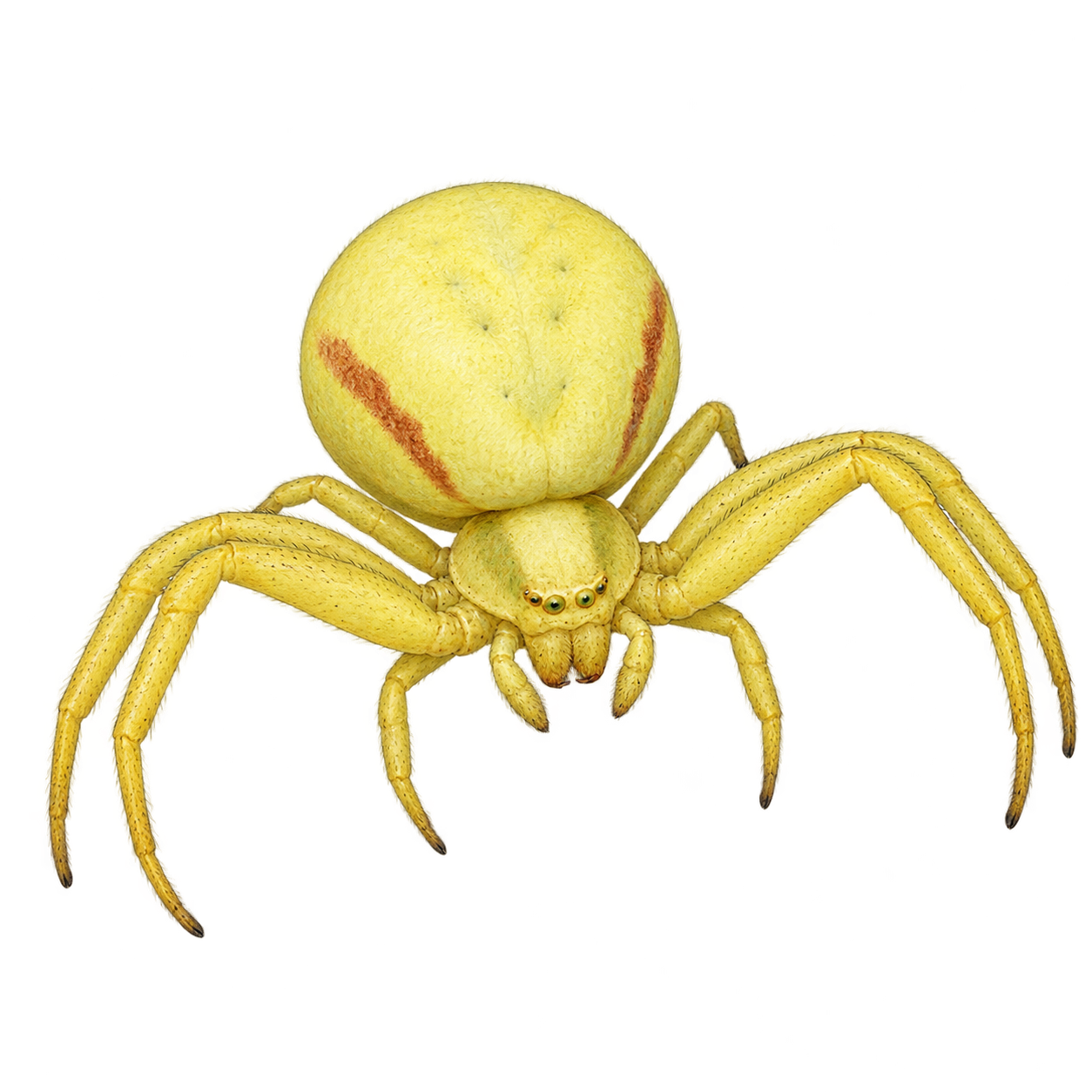 Goldenrod crab spider — Original artwork