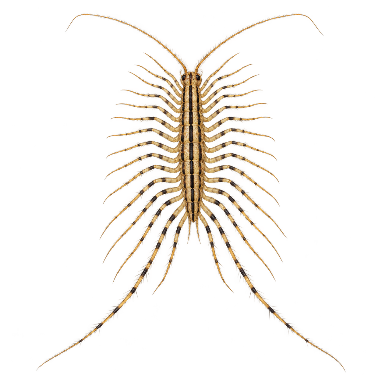 House centipede — Original artwork