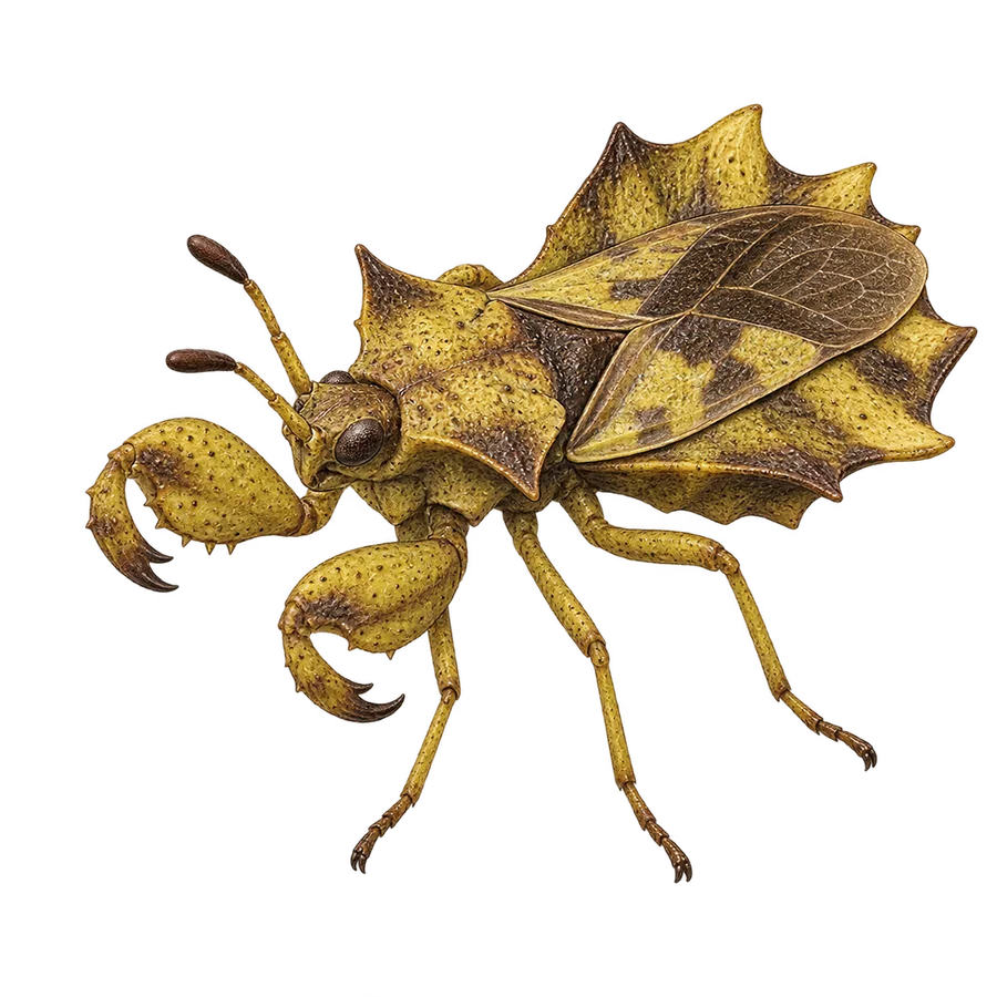 Jagged ambush bug illustration